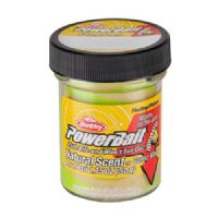 028632927212 - PowerBait uden glimmer - TEQUILA LIME (grøn / hvid) med hvidløg + orm