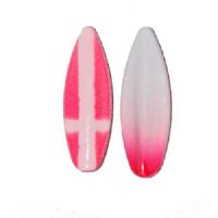 18501 - Trutta Flex - 6 gram - Patrioten (Hvid/Rød med præstens kors på den ene side og Hvid m/rød røv på den anden side.) - En nyhed. <BR>Trutta Flex har den perfekte gang i vandet. Trutta Flex er totalt uimodståelig for de kendte sportsfisk som f.eks. regnbueørred. guldørred. Tigerørred. laks og havørred.<BR>Suveræn til Put & Take.