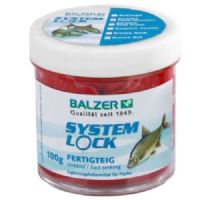 4005652169781 - System Lock ready-made dough - Vægt:100g. - Farve:R&oslash;d - Baittype:Synkende - Smag/duft:Bream - 001 8479 003<br>Very catchy ready-made paste prepared according to proven recipes. The dough is enriched with lots of amino acids and intense, natural flavors. Despite its flexibility the dough adheres very well on the hook.