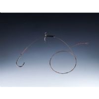 4005652201658 - MK Adventure gedde flådrig - Længde:70cm. - Brudstyrke:9kg. - 001 4534 004<br>Perfect to offer the baitfish when drifting. The big single hook enters at the top of (!) the head and the hook is guided out of the bait’s mouth. The second hook (treble hook) is fixed in the back of the bait. In this way the bait lures in a stable balance and makes it look perfectly like a floating prey. If the treble hook is placed a bit in the direction of the tail, the bait tilts slightly forwards and imitates a prey searching for food which then floats with the head inclined.
