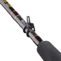 4005652204246 - Krogholder til stangmontage, sort/orange - 001 1000 000<br>Simply attach with the rubber ring onto the rod. Contents: 2 short and 2 long rubber rings and 2 krogholdere.