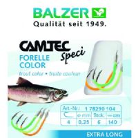 4005652817545 - Camtec Speci &oslash;rredforfang med UV-krog - Længde:60cm. - 001 7829 008<br>Camtec Trout colored, leader length 60cm UV #8