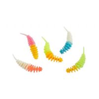 4005652819563 - Trout Collector, Trout Worms med duft - 50mm. - Vægt:1.0g. - Farve:Mix 4 - Smag/duft:Pellet - 001 6066 405<br>Our Trout Collector series offers a well thought-out complete program for eminently successful fishing with softbait for trout. In addition to various softbait, we offer a selection of special hooks that are already fitted with tungsten heads. With our softbaits, the main axes are not round, but flattish, and there’s a generous distance between the slats. This design gives the Trout Collectors a unique flexibility. The baits are floaters, and when used with our tungsten hooks of varying weights, every layer of water can be fished. Our classic, which, with its slim Pin Tail and colour combinations, becomes a universal weapon. It’s most effective when the fish are reasonably active. To make your selection easier, our Trout Attack Team has put together 4 different mix packs. Each 5cm and 7cm and 4 flavors (garlic, fish, pellet and - new in the range - sweet cheese). Each assortment contains 10 Trout collectors (5 colours of 2 pieces each). Supplied in vacuum-sealed transparent boxes.