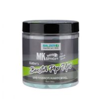 4005652820835 - MK Booster Ball Pop Ups mix, 15/20mm - Farve:Fluo. Bl&aring; - Smag/duft:White Bread/Potato - 001 8596 004<br>Matze’s pop-ups in the same colours as the Booster Balls, and then again as flamboyant fluo versions, are guaranteed to attract the attention of the moss backs. Let the pop-up float 5-10cm above the ground. For longer rigs you can adjust the height with split shot lead or putty. Try also the snowman sassembly. A Robin Red Monstercrab boilie followed by a pop up gives a super catchy double-bait that strikes heavily. Now new: You will find 15mm and 20mm balls so that you can always act flexibly. No matter whether one 20 or two 15mm or a snowman, from a 20-size basic boilie and a 15 size pop-up, they are all possibilities that are open to you. The suitable dips are equally well suitable both for the pop-ups and for the basic boilies.