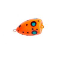 4005652826561 - Popper "Splash” - 30mm. - Vægt:2.8g. - Farve:Orange, UV - 001 6080 003<br>The „Splash“ is perfect for fishing in summer when the fishes are more passive. The Popper is tied to a leader and the hook is baited with natural baits or our Trout Collectors. The popper is twitched over the surface and this creates popping noises and imitates food which is falling in the water and attracts trouts. Can also be used as a pilot float.
