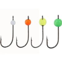 4005652831428 - Trout Collector, kroge med tungstenshoved, mix - Farve:Mix - 001 6079 200<br>Ideal for beginners. All four weights in one set. Size 8 is the perfect fit for our 5cm Trout Collectors and size 6 for the 7cm models. For easy orientation, the colours indicate the respective weight. white 0.21g, orange 0.45g, yellow 0.73g, green 1.30g.