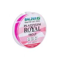 4005652831893 - Platinum Royal ørred line - Rullekapacitet:150M. - Brudstyrke:7kg. - Farve:Pink - 001 2098 025<br>When fishing for trout, opinions differ as to whether a braided or monofilament line is the better choice. That’s why we now offer a monofilament line specially suited for fishing with spoons and Trout Collectors. In winter when the temperature drops below zero, it is next to impossible to fish with braided lines, because they soak up the water and freeze. Stateof-the-art polymers in the lines lends both excellent suppleness and high abrasion resistance. For a monofilament, the line has surprisingly little stretch. This line also features our anti-twisting system.
