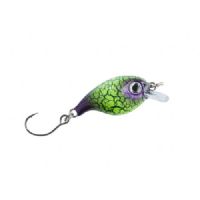 4005652835198 - Trout Attack Thunder wobbler - 30mm. - Vægt:2g. - Farve:Farve C - 001 6093 003<br>Floating trout crank hard bait with cool UV-active colours that bring in the strikes. With rattles in its body. The hook tip has been sharpened chemically.