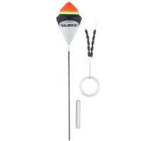 4005652839189 - Trout Attack, D. Slim Jim fl&aring;d med glaslod og gummistoppere - Vægt:5g. - 001 6090 305<br>First-class float sets consisting of high-quality trout floats with small bodies, matching glass weights, triple swivels and line stoppers.