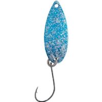 4005652845661 - Metallica ICE Spoon - 27mm. - Vægt:2g. - Farve:Blå/orange - 001 6098 204<br>Our new spoons with a triple appeal. Copious particles that look like small scales glitter on the anodised upper surface. The colour contrast is then found on the reverse. Incredibly successful!