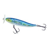 4005652853178 - Shirasu Top Water wobler - 70mm. - Vægt:7g. - Farve:Minnow - arbejdsdybde0cm - Baittype:Top Water - 001 3358 001<br>Absolute top-class hardbait: Developed by our Shirasu Pro Staff team, produced in the EU! The hardbait features the highest quality workmanship and technical sophistication, including TSS (Twin Top Water System) or Cast & Balance systems. The true value of a high-quality hardbait, however, only becomes apparent when you look at its performance, which ultimately decides whether it is a success or a failure. Each type of hardbait in the Shirasu series has its own individual features, precisely matched to the type of guide and the expected target fish. The Twitch hardbait, for example, swings out sideways (Walk the Dog), the Asp hardbait vibrates at a high frequency and the Deep Diver is aggressive. Our Pro Staffers have spent countless
hours and tests on the water optimising these features. Each individual hardbait is put through a test basin at the manufacturer’s before delivery. This means that you can be 100% sure that only perfectly running hardbaits leave the production.
All plugs are lead-free and fitted with steel balls. Caution: extremely sharp trebles! 

Our Topwater Bait gives you two surface hardbaits in one with our innovative Twin Topwater System (TTS). And here’s how it works: You can fish with the hardbait with the plastic plate or without the plate. Simply place the plate on the front eyelet or remove it. Without the plate, the hardbait runs like a classic topwater hardbait, i.e. it breaks out to the left and right. With the plate attached, the hardbait becomes a popper that can be retrieved with a jerk, creating a good splash of water and a popping sound due to the concave shape of the plate. Supplied with 2 plates. Diving depth 7 and 10cm: 0m.