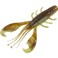 4005652856049 - Shirasu Scary Crab - 70mm. - Vægt:4g. - Farve:Green Pumpkin/Chartreuse - Baittype:Flydende - Smag/duft:Bl&aelig;ksprutte - 001 3604 001<br>This small rubber crab is a real weapon for perch. At 7cm long, it is an ideal choice. The Scary Crab is floating and therefore perfect to use in combination with our new Stand Up Jigs. As it is pulled in, the swimming limbs move convincingly in the typical defensive posture. Also perfect for Ned Rig. With squid flavour. Supplied in a resealable odour-proof pack with Euro hole.