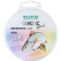 4005652857602 - Camtec Speci monofil line - Rullekapacitet:500M. - Brudstyrke:3.7kg. - Farve:Grå - Variant:Whitefish - 001 2176 020<br>Camtec Speci Line: The newly launched Camtec Speci lines with new attractive spools and new target fishes/types of fishing such as perch and feeder.