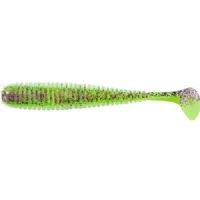 4005652861524 - Shirasu Street Worm Paddler - 75mm. - Vægt:2g. - Farve:Purple/Chartreuse - Baittype:Synkende - Smag/duft:Bl&aelig;ksprutte - 001 3397 703<br>Worm Paddler: Very versatile bait. It can be fished with a jig head as well as with finesse rigs such as Drop Shot or Texas Rig. Plays seductively with even the smallest movements. With squid flavor. Sinking!