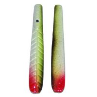 747191903030 - Tobis - 13 gram - Med øje - Sort/Gul<BR>Den har en vuggende aktion i vandet og fiskes godt i små nyk. Dette grej er en uimodståelig agn. selv for de mest øvede rovfisk som laks og havørred m.v.