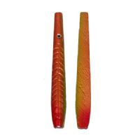 747191903559 - Tobis - 15 gram - Med øje - Kobber/Grøn<BR>
Den har en vuggende aktion i vandet og fiskes godt i små nyk. Dette grej er en uimodståelig agn. selv for de mest øvede rovfisk som laks og havørred m.v.