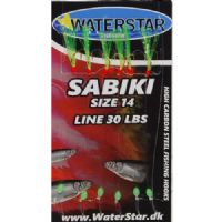 747191995042 - Waterstar Sabiki Rig - Silde forfang - Yellow flash - 6 kroge str. 14 - Line: 30 LBS