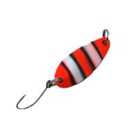 747191998074 - Waterstar - Cyclone - 2 gram - Forside: Nemo (orange/hvid/sort) - Bagside: Sort m/orange spot