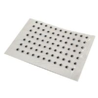 747191998524 - 3-D Epoxy Eyes - 3mm - Sølv - 77 stk