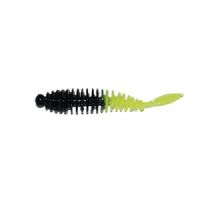 747191999361 - Waterstar - Rubber Baits - Model: Slim Lady - 5,5 cm - 10 stk. - Farve: Gul/Sort - Smag: Banan