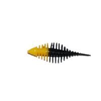 747191999552 - Waterstar - Rubber Baits - Model: Fat Boy junior - 3,5 cm - 10 stk. - Farve: Orange/Sort - Smag: Hvidløg