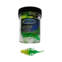 747191999880 - Waterstar - Rubber Baits - Model: Fat Boy - 4,5 cm - 10 stk. - Farve: Gul/Grøn - Smag: Banan