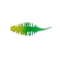 747191999910 - Waterstar - Rubber Baits - Model: Fat Boy - 4,5 cm - 10 stk. - Farve: Gul/Grøn - Smag: Hvidløg