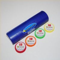 80001 - Waterstar Rig Rulle med 12 skumvindsler (3 røde + 3 gule + 3 orange + 3 grønne)