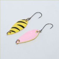 8001802 - Waterstar - Thunder - 2,5 gram - Forside: Gul med sorte striber - Bagside: Lyserød