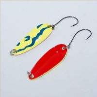 8015207 - Waterstar - Wave - 3,2 gram - Forside: Gul med mørkeblåt mønster - Bagside: Rød