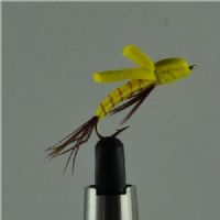FLY0133 - Tørflue - Foam Emeger Yellow - Farve: Gul - Str. : 10