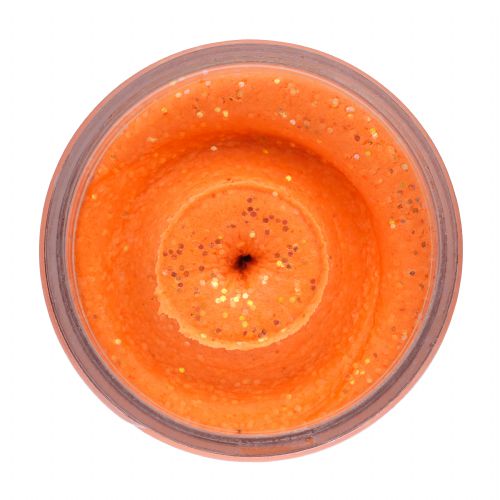 028632022665 - PowerBait med glimmer - FLUORESCENT ORANGE med hvidløg