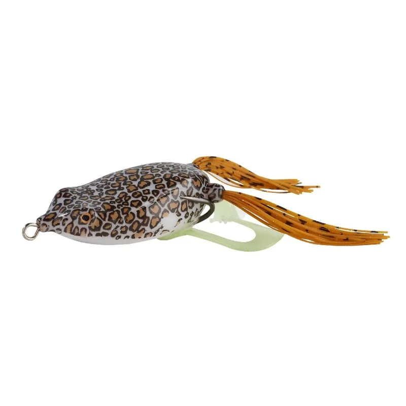 4005652110806 - Killer Frog - Længde:12cm. - Vægt:15g. - Farve:Leopard - Baittype:Swimming - 001 3650 003<br>Very realistic imitation of a small frog. Swimming. With weed protection hook.