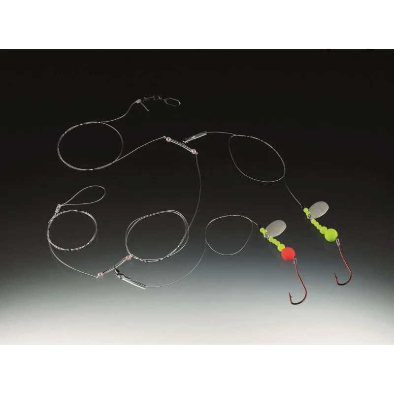 4005652116549 - Edition Sea Surfcasting forfang - Længde:120cm. - 001 4799 004<br>Edition Sea Surf System 120cm 0.60/0.35mm 2x#1