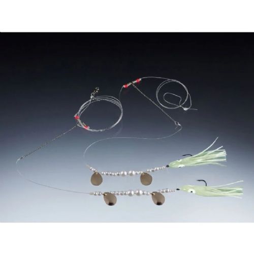 4005652116648 - Edition Sea, naturlig bait forfang - Længde:100cm. - 001 4799 014<br>Edition Sea Surf Natural Bait System VIII 100cm 0.60/0.50mm 2x#1