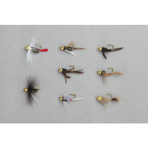 4005652161938 - Edition Fly, flue sortiment - Variant:Gold Head Nymphs - 001 6800 003<br>The most popular and best flies for catching, put together by leading fly fishing experts for a wide variety of uses. The names of the respective fly is on each blister pack as a guide for beginners.