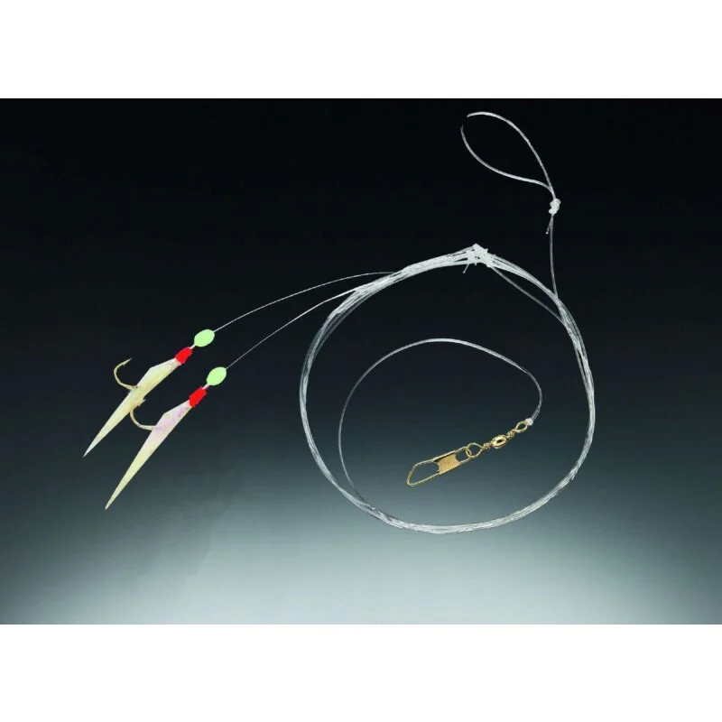 4005652243252 - Edition Sea, sildeforfang - Længde:130cm. - Farve:Fluo. - 001 4792 096<br>Edition Sea Herring Fluo Herring Rig 0.40/0.30mm 130cm 2x6