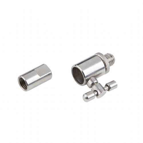 4005652802510 - Edition Carp, rustfri st&aring;l quick release adapter s&aelig;t - 001 6300 001<br>Very robust stainless-steel quick-release adapter for bite indicator on the bank stick or the buzzer bar.