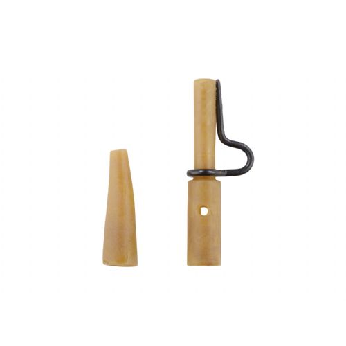 4005652802565 - Edition Carp. lodclips - Farve:Lysbrun - 001 6300 006<br>Safety sink clip. Safely ejects the sinker when fish run through weed areas.