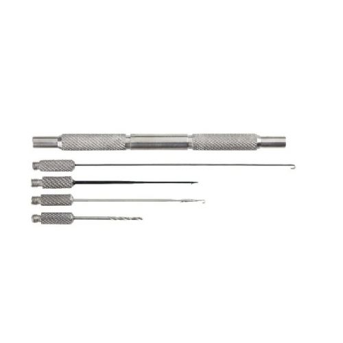 4005652802640 - Edition Carp, rustfri st&aring;l boilie v&aelig;rkt&oslash;js s&aelig;t - 001 6300 014<br>Robust stainless steel set, consisting of handle and 4 screw-on attachments.