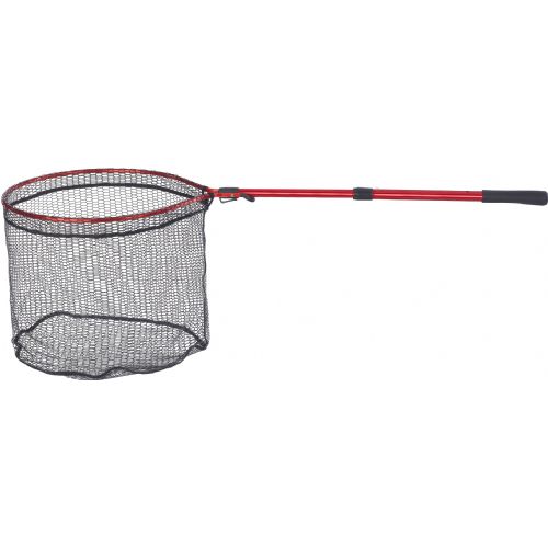 4005652818764 - Shirasu flipnet med fjederpåvirket teleskopstang, str. S, rød
Netdybde: 30 cm
Maskestørrelse: 10 mm
Str. 66x35x6cm
Håndtagets længde: 41-52 cm
Transportlængde: 66 cm

Det ideelle fangstnet til all lystfiskere. Fangstnettet kan betjenes med 1 hånd under brug. Under fiskeri kan nettet sættes fast i bæltet med den indbyggede bælteclips. Nettet kan derved nemt klikkes af bæltet og foldes ud med en simpel bevægelse med bare én hånd. For at forlænge håndtaget trykkes blot på den lille fjederpåvirkede knap, og teleskopstangen skyder automatisk ud i fuld længde.
Selve netdelen er gummibelagt. Håndtaget er belagt med Duplon.
Denne størrelse er ideel til spinnefiskeri eller generelt fiskeri efter mindre fisk som ørreder, døbel og aborre