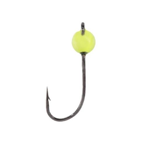 4005652819334 - Trout Collector, krog med tungstenshoved - Vægt:0.73g. - Farve:Gul - 001 6063 073<br>Very sharp hooks with extra large eye and wide bend. Due to the extra large diameter of the eye, the hook can move freely even when using a snap. The extra large bend stands out in good distance to the bait and ensures a top rate of hooked fish.