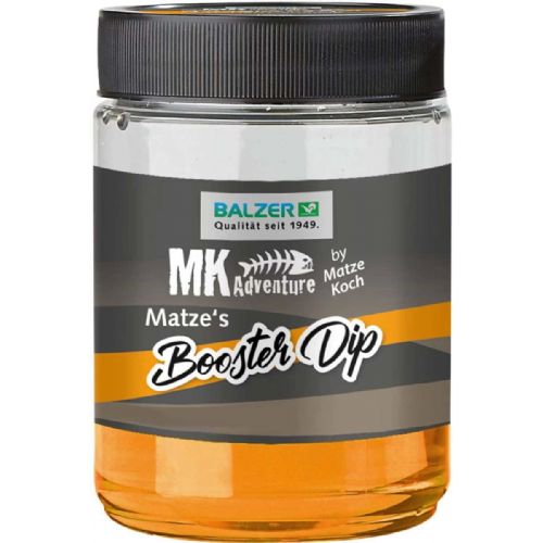 4005652820965 - MK Booster Dip, 100ml - Farve:Orange - Smag/duft:Banana/Vanilla - 001 8595 003<br>If you want to lift the hook bait especially to guide the carp even faster on the hook, dip it into Matze‘s booster liquid dips. The matching dips are equally suitable for the pop ups as well as for the basic boilies. They are matched in smell and colour exactly to the appropriate Boilies. Long-lasting fragrance.
