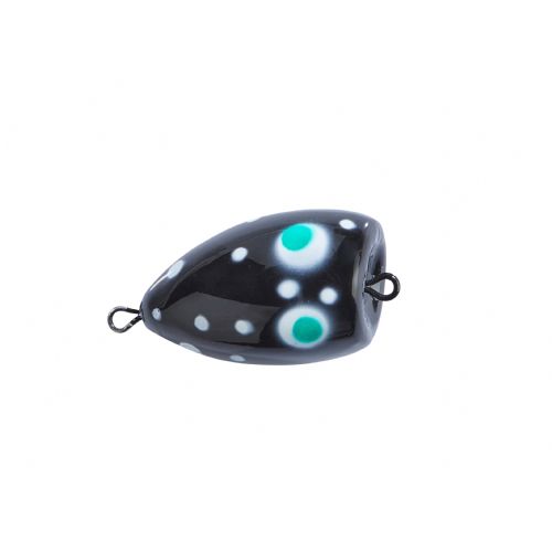 4005652826578 - Popper "Splash” - 22mm. - Vægt:1.6g. - Farve:Sort, UV - 001 6080 101<br>The „Splash“ is perfect for fishing in summer when the fishes are more passive. The Popper is tied to a leader and the hook is baited with natural baits or our Trout Collectors. The popper is twitched over the surface and this creates popping noises and imitates food which is falling in the water and attracts trouts. Can also be used as a pilot float.