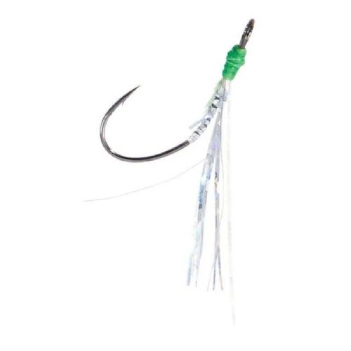 4005652831039 - Trout Attack, spoon krog - Farve:S&oslash;lv Glitter - 001 6045 508<br>On difficult days, success rides on little things. Simply replace the spoon hook with this one with glitter threads. With chemically sharpened tip.