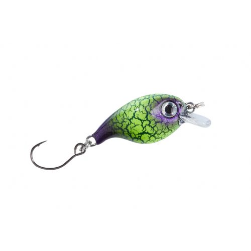 4005652835198 - Trout Attack Thunder wobbler - 30mm. - Vægt:2g. - Farve:Farve C - 001 6093 003<br>Floating trout crank hard bait with cool UV-active colours that bring in the strikes. With rattles in its body. The hook tip has been sharpened chemically.