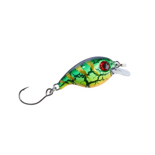 4005652835228 - Trout Attack Thunder wobbler - 30mm. - Vægt:2g. - Farve:Farve F - 001 6093 006<br>Floating trout crank hard bait with cool UV-active colours that bring in the strikes. With rattles in its body. The hook tip has been sharpened chemically.
