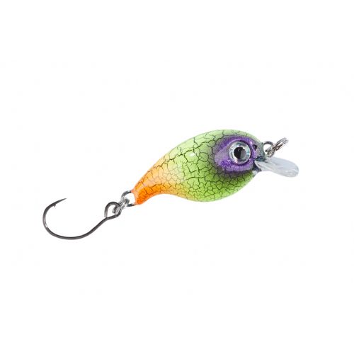 4005652835235 - Trout Attack Thunder wobbler - 30mm. - Vægt:2g. - Farve:Farve G - 001 6093 007<br>Floating trout crank hard bait with cool UV-active colours that bring in the strikes. With rattles in its body. The hook tip has been sharpened chemically.