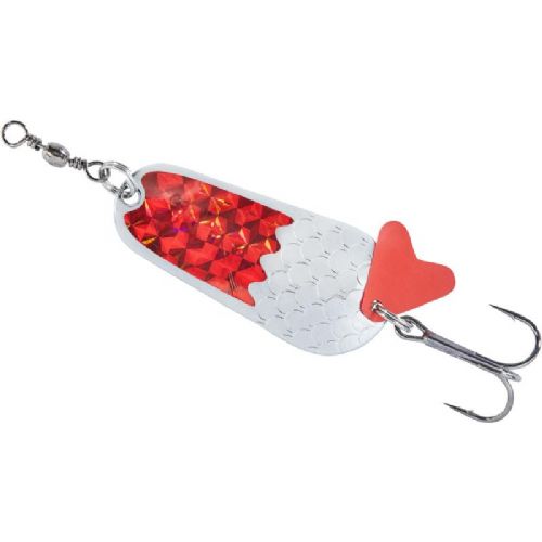 4005652842868 - Colonel Classic HB Spoon - 66mm. - Vægt:30g. - Farve:R&oslash;d reflex - 001 3251 130<br>Colonel Classic Curvy spoon: Our classic spoon with optimised motion. Due to the greater curvature the spoon runs considerably more actively no matter how slowly it moves. Excellent treble hooks and top quality workmanship!