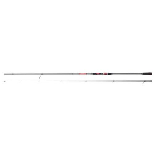 4005652848457 - Shirasu IM-8 Top Water Distance MH, long casting stang - Længde:305cm. - Vægt:240g. - Kastevægt 12-32gram. - 001 1251 305<br>Shirasu IM-8...the next generation! Finally it is here, the 2nd generation of our already legendary Shirasu IM-8 predator rods. All blanks have been redesigned – and besides some tried and tested rod types, there are also lots of new rods. The spinning rods have modern Fast Taper actions – in other words fast tip actions. The screw reel seat has openings on the side, so you can put your finger on the blank there and be guaranteed to notice every tock and tug. In the lower part, the blanks are wrapped with high-quality carbon tape. Our proven PRO GUIDE CONCEPT ring system is also used in this series – ensuring an optimum bending curve during the drill. For an easier overview, the action of the rod is also shown as an abbreviation on the blank next to the casting weight (e.g. UL for Ultra Light). 

Features: IM-8 carbon fibre with carbon tape, Precision Nylon-/Stainless Steel reel seats with side openings, Ergonomic handles made of Duplon, Titanium SIC guides, PRO GUIDE CONCEPT, Hook holder. 

Excellent long casting rod with semi-parabolic action. This rod was actually developed as a special rod to fish for asp far away. But then we found out during our tests that all kinds of topwater lures, including spin jigs, can be cast to amazing distances. Wherever perch, asp and so on are far out, this rod is a bank!
